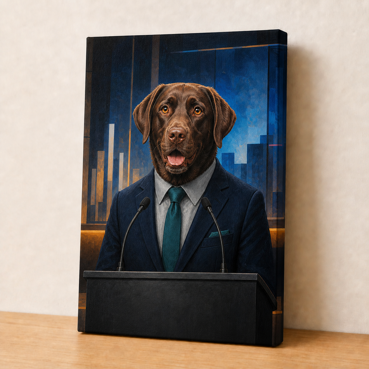 The Civic Visionary Custom Pet Canvas - Gallery Wrapped - No Frame