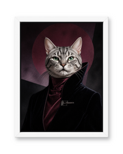 The Nightfall Icon Custom Pet Canvas - White Frame