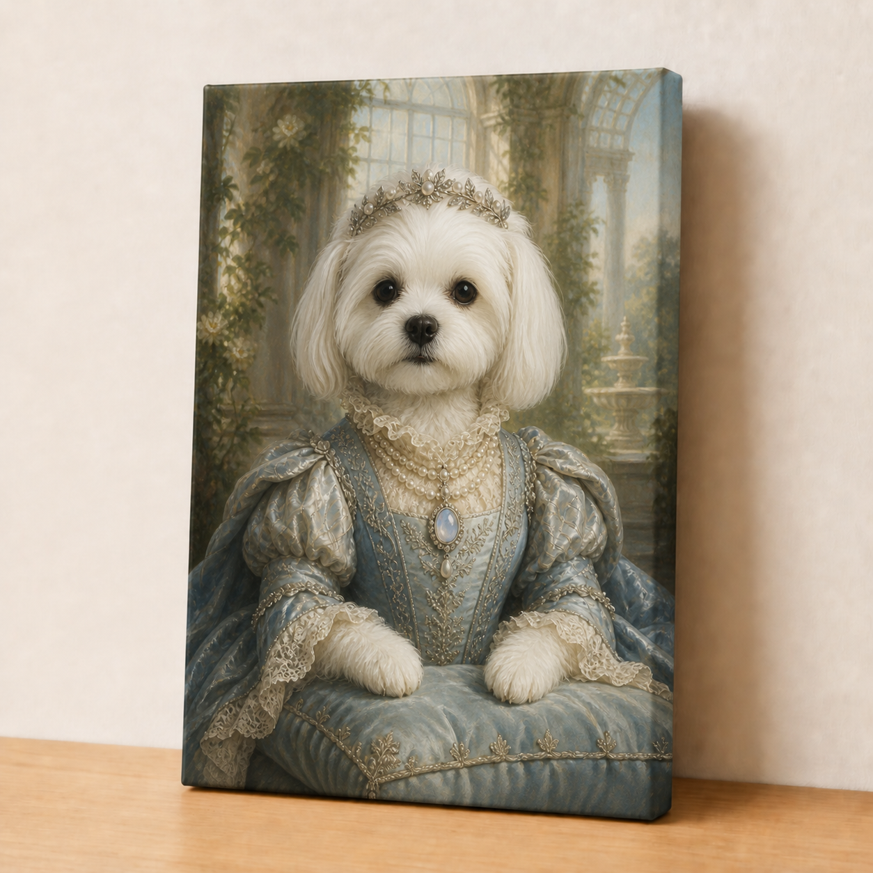 The Pearl Duchess Custom Pet Canvas - Gallery Wrapped - No Frame