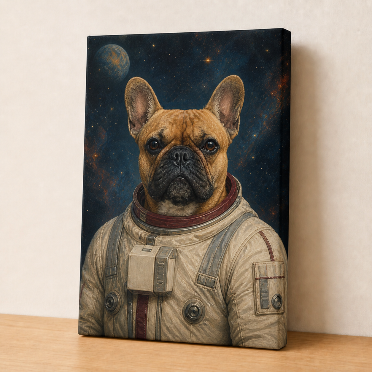 The Starbound Explorer Custom Pet Canvas - Gallery Wrapped - No Frame