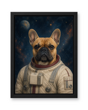 The Starbound Explorer Custom Pet Canvas - Black Frame
