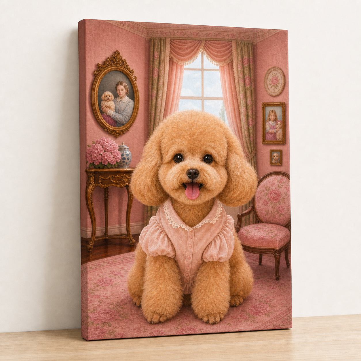 Blush Parlor Custom Pet Canvas - Gallery Wrapped - No Frame