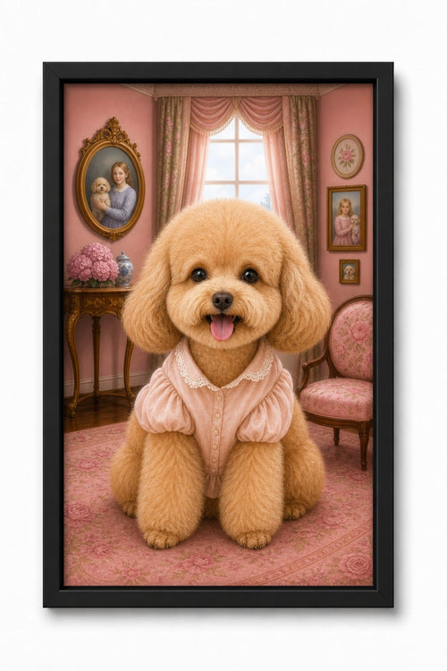 Blush Parlor Custom Pet Canvas - Black Frame