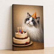 Birthday Corner Custom Pet Canvas - Gallery Wrapped - No Frame