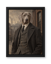 The Birmingham Boss Custom Pet Canvas — black frame