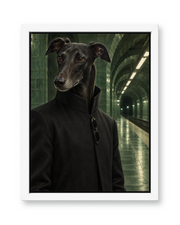 The Chosen One Custom Pet Canvas — white frame