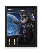 The Dark Lord Custom Pet Canvas — black frame