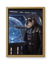 The Dark Lord Custom Pet Canvas — gold frame