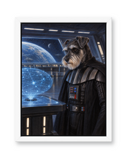 The Dark Lord Custom Pet Canvas — white frame