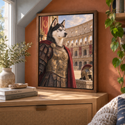 The Gladiator Custom Pet Canvas — lifestyle product display