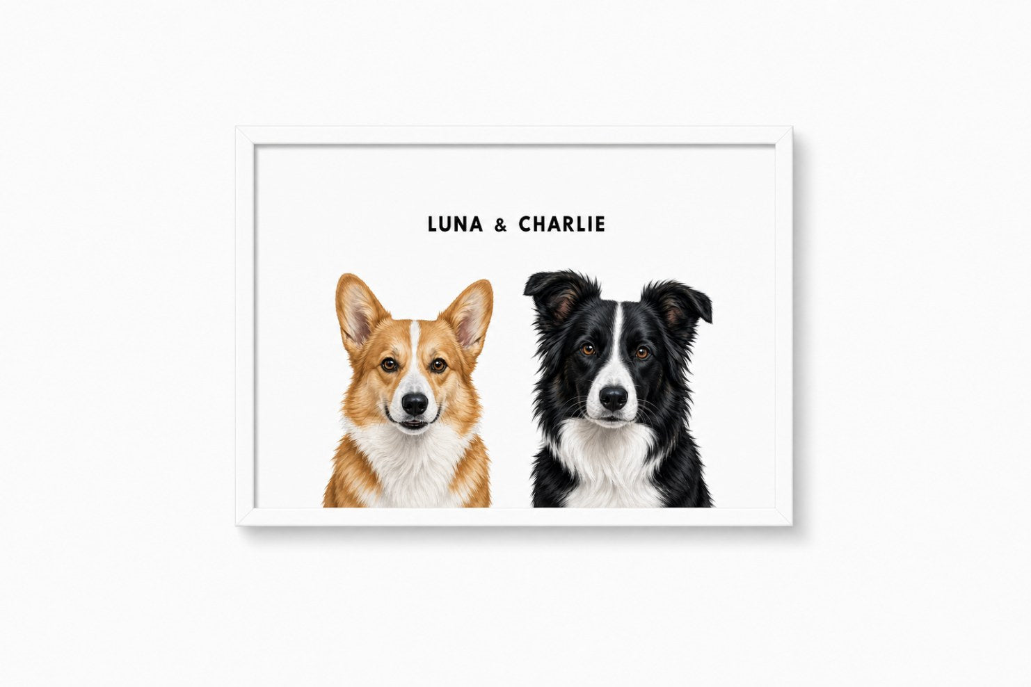 Custom Pet Portrait - 2 Pets