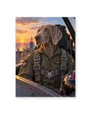 The Ace Pilot Custom Art Print — no frame