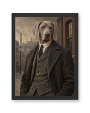 The Birmingham Boss Custom Art Print — black frame
