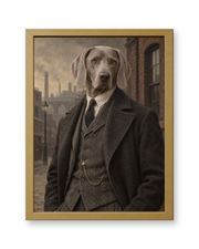 The Birmingham Boss Custom Art Print — gold frame