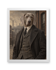The Birmingham Boss Custom Art Print — white frame