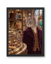 The Chocolatier Custom Art Print — black frame