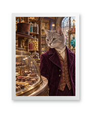 The Chocolatier Custom Art Print — white frame