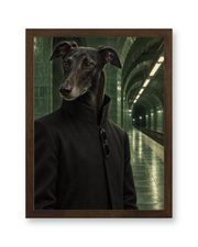 The Chosen One Custom Art Print — walnut frame