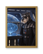 The Dark Lord Custom Art Print — gold frame
