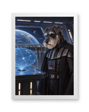 The Dark Lord Custom Art Print — white frame