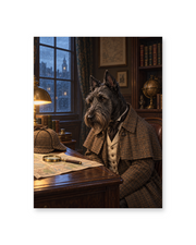 The Detective Custom Art Print — no frame