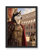 The Gladiator Custom Art Print — black frame