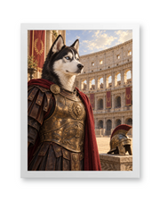 The Gladiator Custom Art Print — white frame