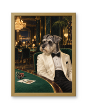 The Secret Agent Custom Art Print — gold frame