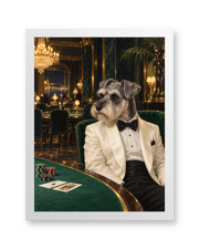 The Secret Agent Custom Art Print — white frame