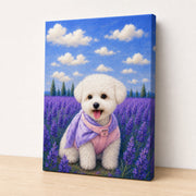 Lavender Meadow Custom Pet Canvas - Gallery Wrapped - No Frame