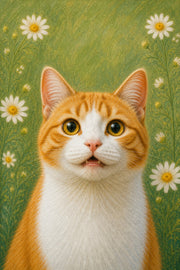 Custom Pet Canvas - Floral Fairytale - Daisy Daydream - No Frame