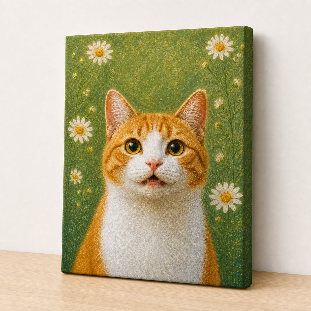Daisy Daydream Custom Pet Canvas - Gallery Wrapped - No Frame