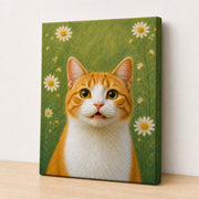 Daisy Daydream Custom Pet Canvas - Gallery Wrapped - No Frame