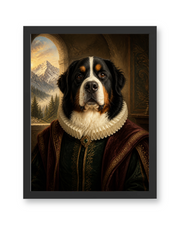 The Alpine Sovereign Custom Pet Poster - Black Frame