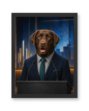 The Civic Visionary Custom Pet Poster - Black Frame
