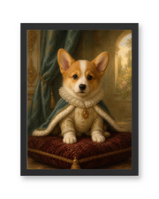 The Golden Heir Custom Pet Poster - Black Frame