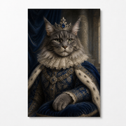 The Sapphire Sovereign Custom Pet Poster - No Frame