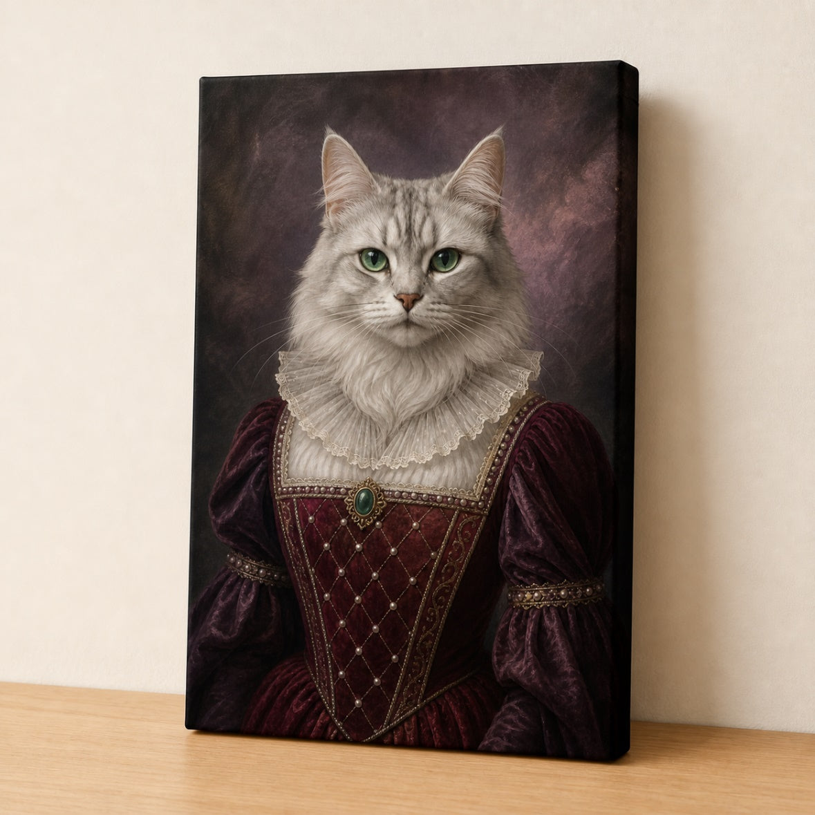 The Crimson Countess - Gallery Wrapped - No Frame