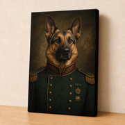 The Emerald Brigadier - Gallery Wrapped - No Frame
