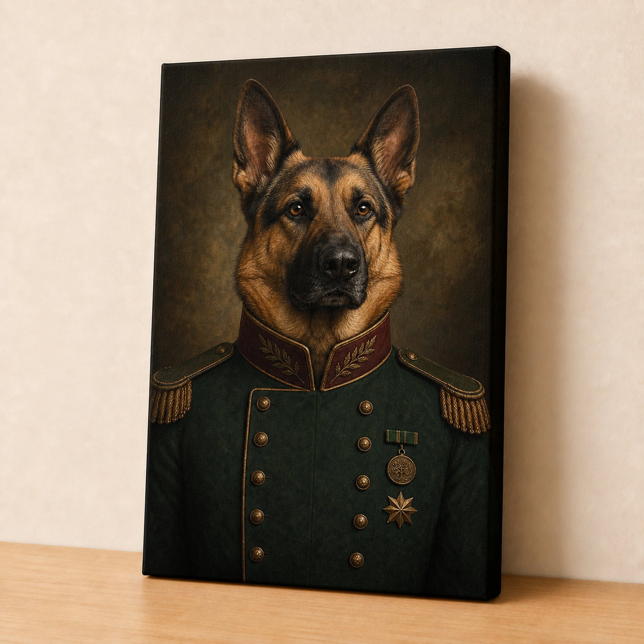 The Emerald Brigadier - Gallery Wrapped - No Frame