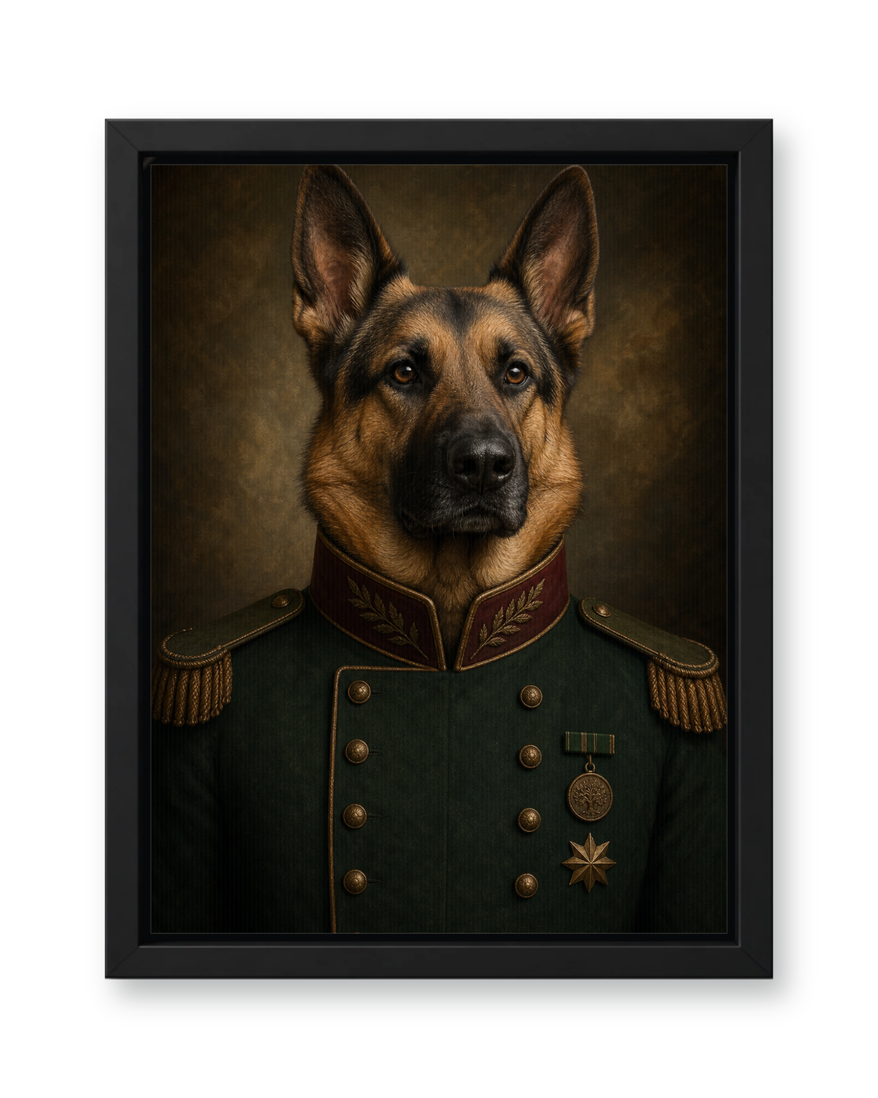 The Emerald Brigadier - Black Frame