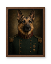 The Emerald Brigadier - Walnut Frame