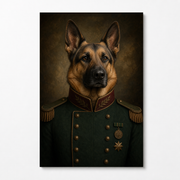 The Emerald Brigadier Custom Pet Poster - No Frame