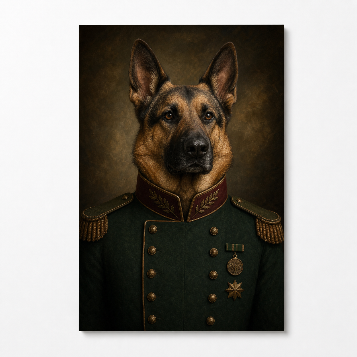 The Emerald Brigadier Custom Pet Poster - No Frame