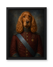 The Gilded Marshal - Black Frame