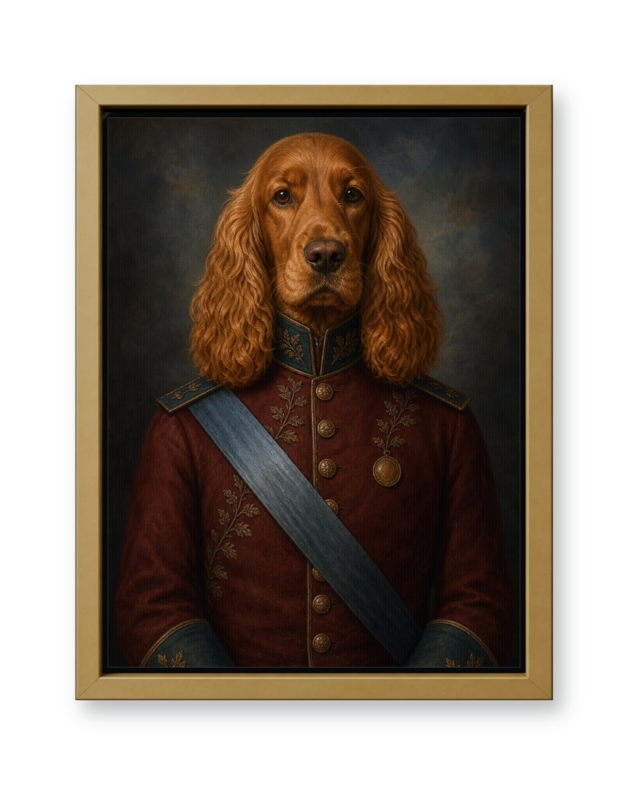 The Gilded Marshal - Gold Frame