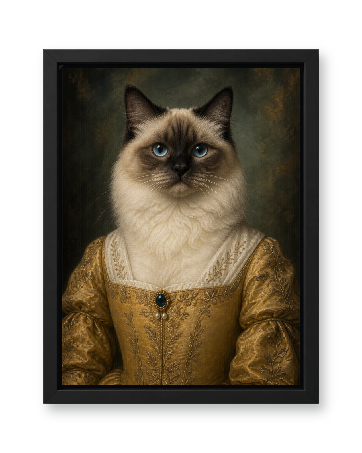 The Golden Muse - Black Frame