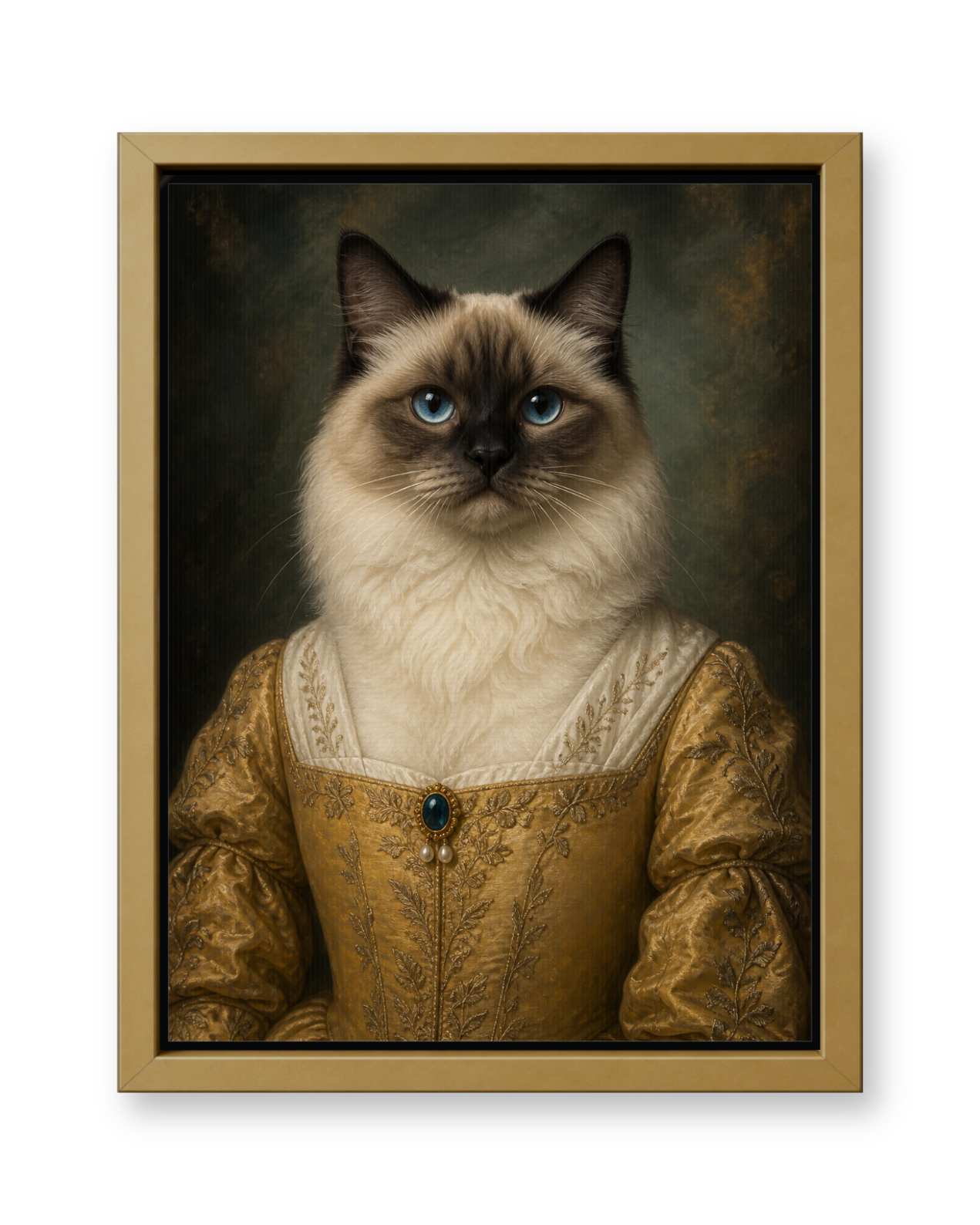 The Golden Muse - Gold Frame
