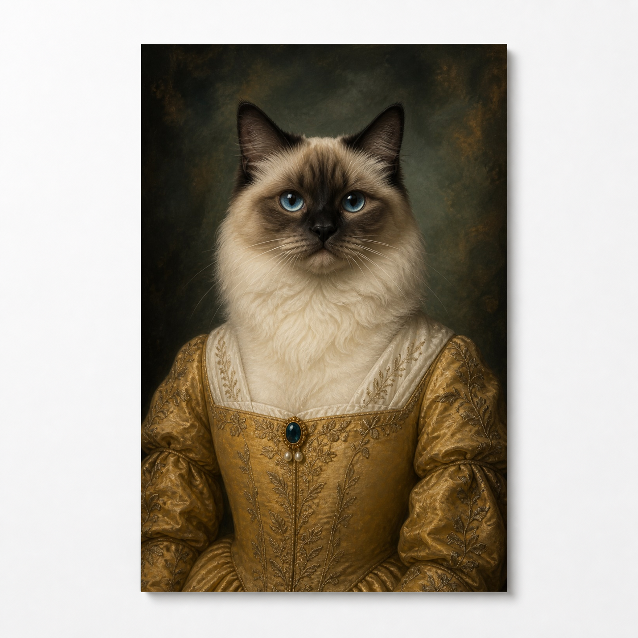 The Golden Muse Custom Pet Poster - No Frame