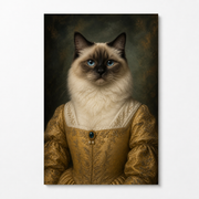 The Golden Muse Custom Pet Poster - No Frame
